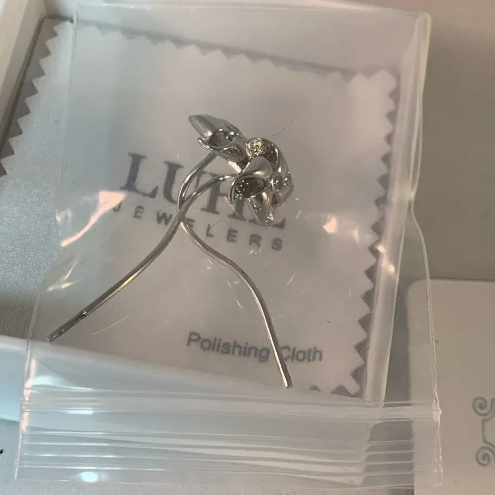 Sterling Silver Windmill Stud Earrings Tassel Earrings Dangles for Women…